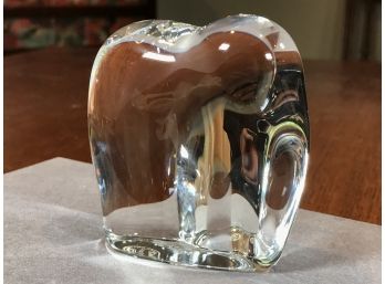 Fabulous Vintage BACCARAT Elephant Figure / Animal - Excellent Condition - Made In France - Beautiful !