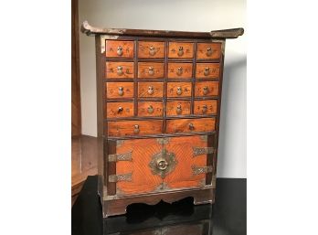Fabulous Vintage Chinese Apothecary / Medicine Chest - Eighteen (18) Drawers - Very Nicely Made - GREAT PIECE