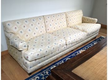 Fantastic Large Classic Style Sofa / Chesterfield - Good Bones - Needs To Be Reupholstered - LARGE SIZE !