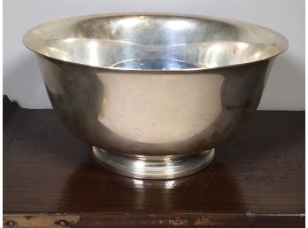 Fabulous STERLING SILVER Paul Revere Style Bowl By FISHER - Amazing Piece - VERY Heavy 18.71 Troy Ounces WOW !