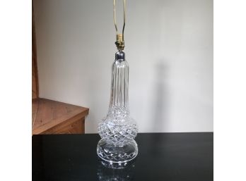Beautiful VERY Large WATERFORD Crystal Tall Lamp - Very Pretty Lamp - Perfect Working Condition - Great Piece