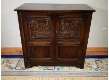 Lovely Antique Oak Tudor Style Server / Silver Cabinet - 1920s - 1930s - Beautiful Piece - Very Functional