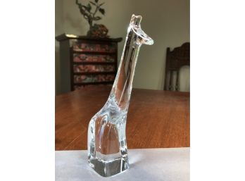 Fantastic Large Vintage BACCARAT Giraffe / Animal - Beautiful Piece - No Issues - Made In France - Lovely !