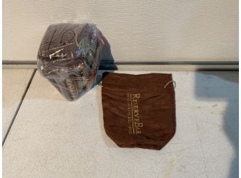 10 Velvet Liquor Bags New Individually Wrapped In Plastic