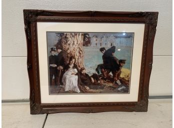 Gorgeous Frame Signed (Keating )print Double Matted