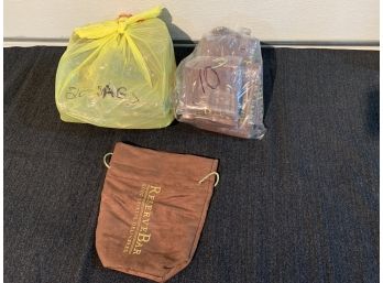 Two Packages Of Velvet Liquor Bags, 30 Bags Total