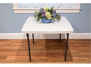 37' Lifetime Almond Resin Portable Table