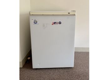 GE Mini Household Fridge (Stickers On Front) Lot 47