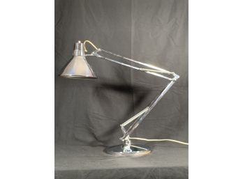 Vintage Chrome Luxe L1 Articulating Task Lamp 2