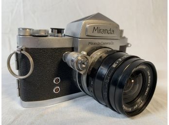 Vintage Miranda DR 1.9  650074 35mm Camera W 3 Lens