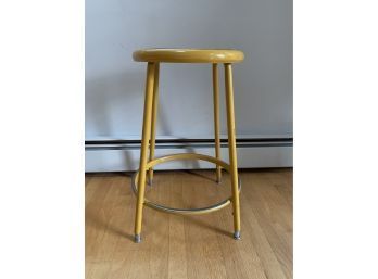 Vintage Yellow Industrial With Perfect Patina