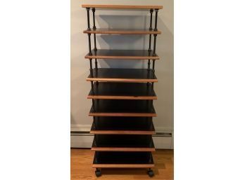 Fully Adjustable Component Rack With 9 Shelves