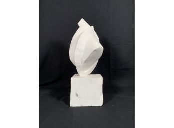 Mid Century Abstract Plaster Sculpture Unsigned