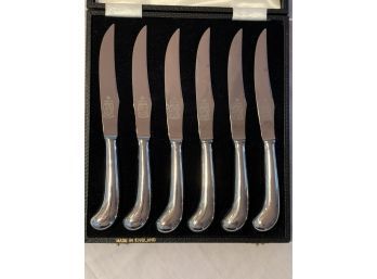 Vintage Lot Of Six Kirks Sheffield Steak Knives