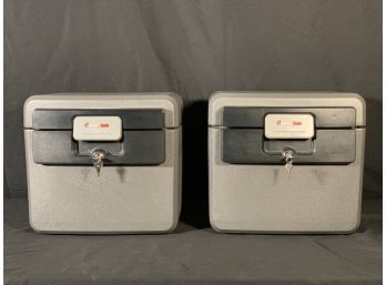 Pair Of Sentry Fire Proof Safes With Keys