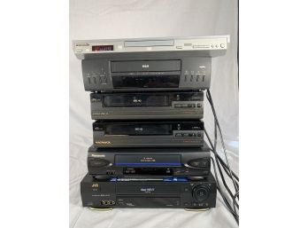 Lot Of 6 VHS VCRs