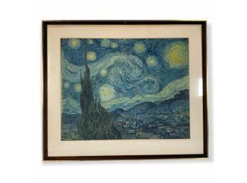 Vintage Framed Print Van Gogh Starry Night