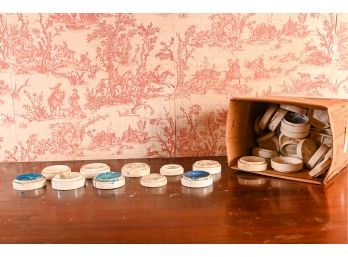 Assortment Of Porcelain Paint Palettes