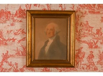 Antique Oil Portrait Of George Washington