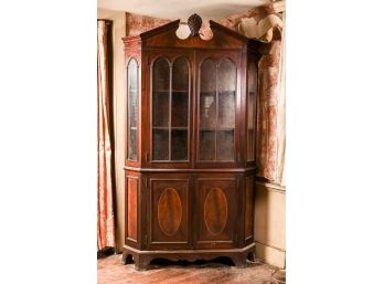 Impressive Queen Anne Corner Cabinet