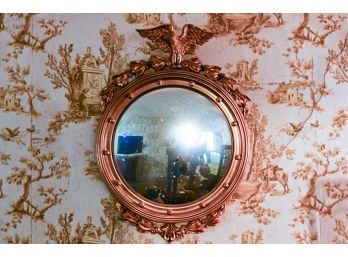 Federalist Motif Mirror With Copper Finish