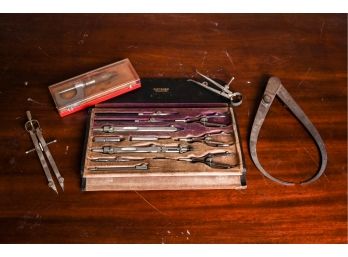 Midcentury Dietzgen 'Reliance' Drafting Tool Set