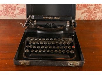 Vintage Remington Rand Portable Typewriter