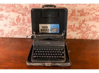 Vintage Remington Rand Royal Portable Typewriter