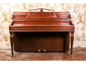 1940s Steinway & Sons Mahogany Upright Piano