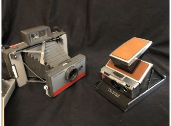 Polaroid SX70 And 104 Camera Pair