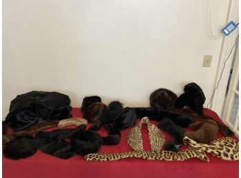 Vintage Fur Hats Collars And Belts