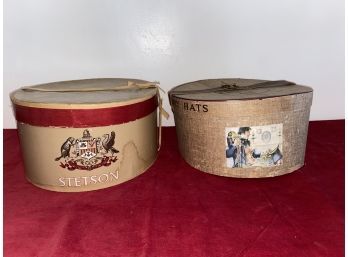 Vintage Hat Boxes Stetson Mallory