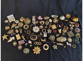 Brooches Vintage Costume Jewelry Collection 1