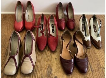 Retro Vintage Heels, Size 8,  Hey Dorothy I Have Your Shoes!