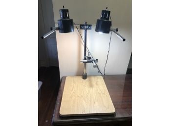 Copy Stand Copy Light Model No 35 16x22x19 By Testrite Instrument Co