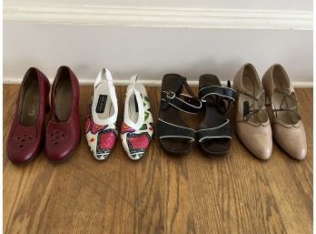 Vintage Shoes, Size 5 Christian Dior, Stuart Weitzman, Air Poise, Tan Ones Unable To Read The Label