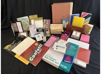 Office Supplies, Sheaffer Mechanical Pencil, Fountain Pen, Crane Paper Co. Cards, Note Pads And More