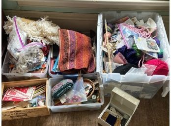 Treasure Trove Of Sewing And Knitting Supplies