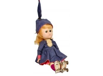 Ginny Vogue Bent-Knee Doll On Roller Skates