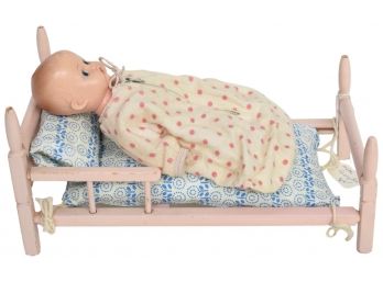 Ginny Vogue Baby Doll With Bed And Comforter Set