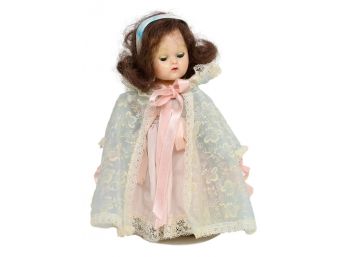 Ginny Vogue Doll On Stand With Ginny Headband And Night Time Outfit