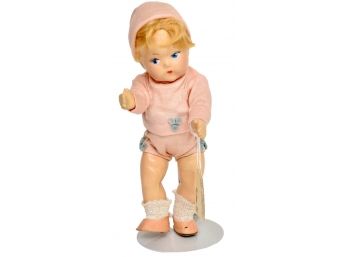 Ginny Composition Toddler Doll With Stand (Originally $200)