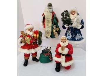 4 Possible Dreams, Ltd. Clothtique Santas: 1989-2001 8-10' Tall