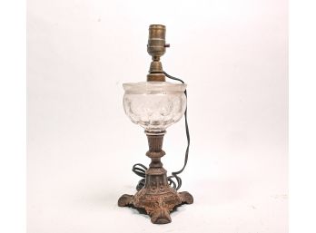 Antique 19th Century Oil Lamp