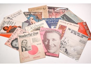 Assorted Collection Of Vintage Sheet Music (1 Of 14)