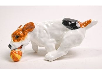 Porcelain Puppy Figurine