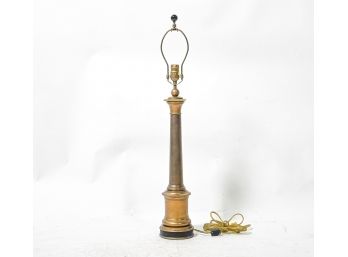 Brass Pillar Table Lamp