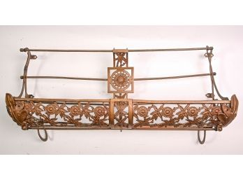 Filigree Brass Planter Box