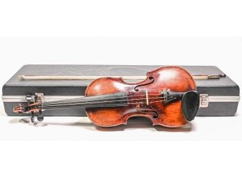 Violin With Bow & Case