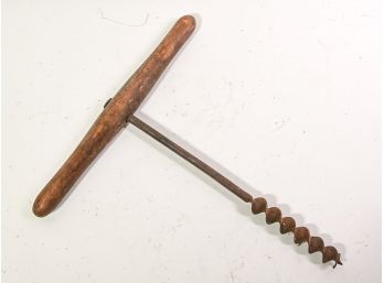 Antique Augur Hand Tool